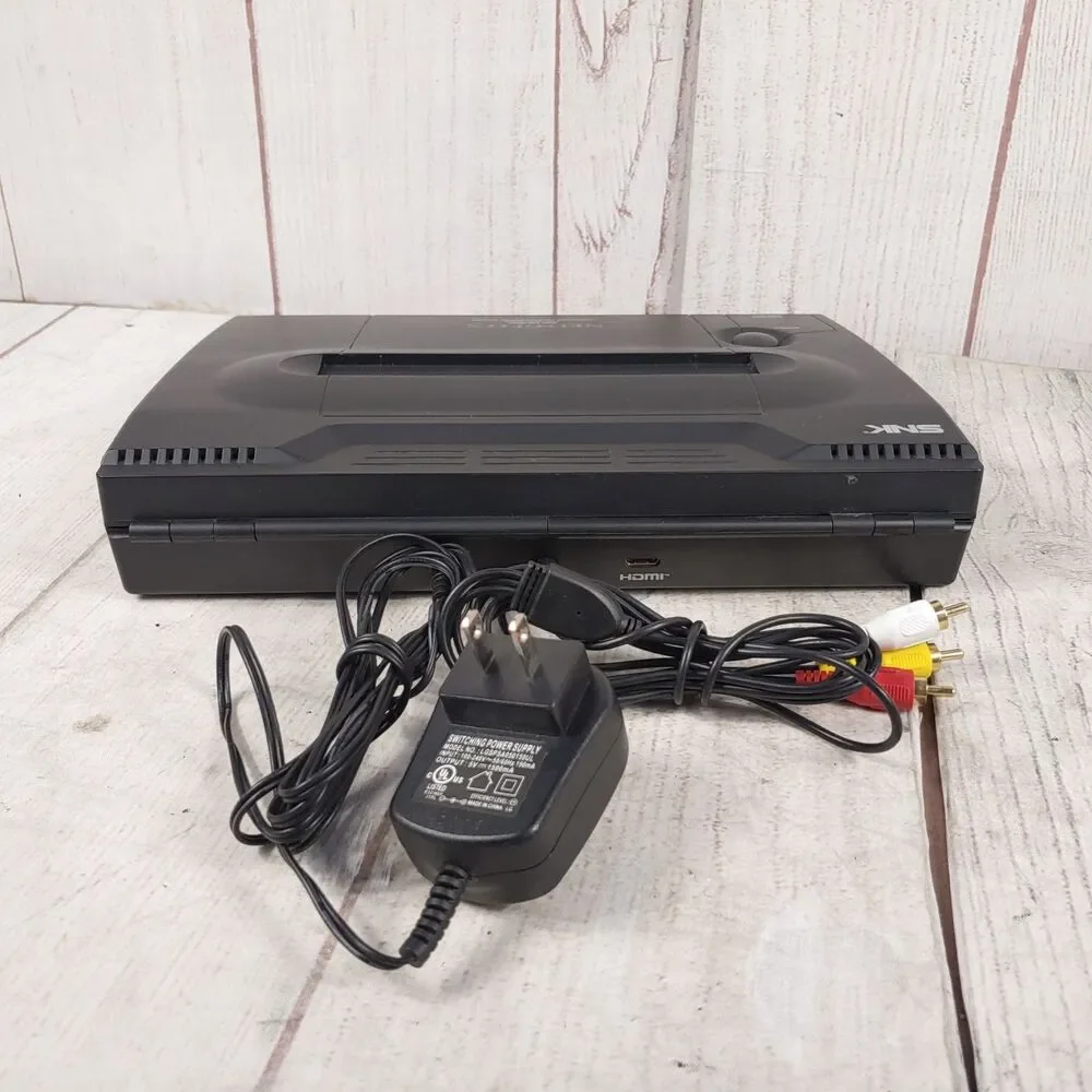 SNK NEO-GEO X Limited Edition Console - DOCK + CABLES ONLY - Tested Working